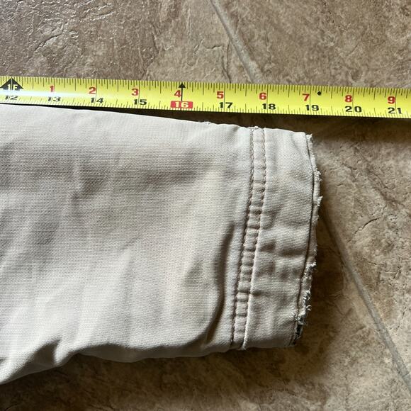 Vtg Y2K Abercrombie Adirondack Jacket Boys S Quilted Distressed Grunge Outdoor - Picture 13 of 13